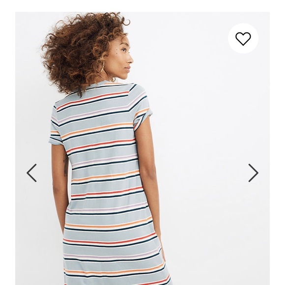Madewell Tee Dress in Alchester Stripe - Picture 2 of 7